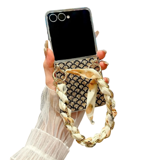 Fish Scale Texture Phone Case For Samsung Galaxy Z Flip