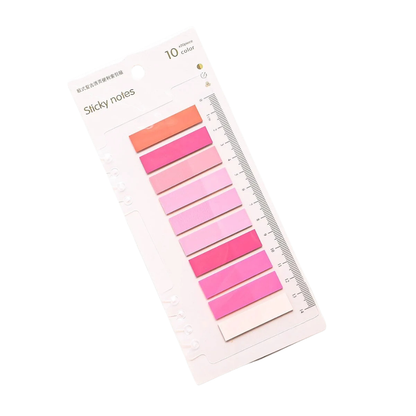 200 Sheets Transparent Colorful Index tabs