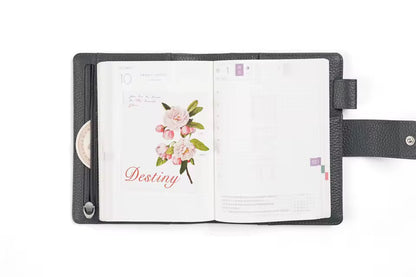 Moterm A6 Elite pebbled leather Planner Cover