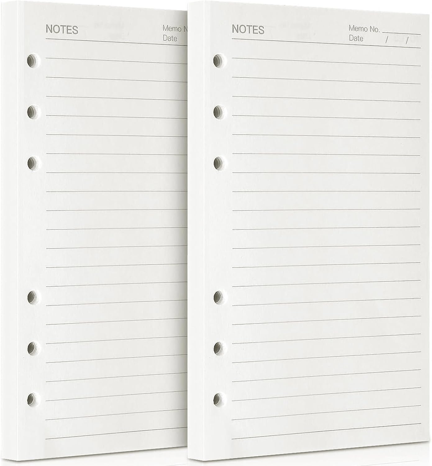A5 6 ring journal lined paper