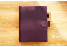 Load image into Gallery viewer, Moterm full grain leather Half Letter planner Cover