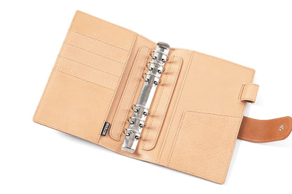 Moterm Personal Size Elite 25mm Rings Vegetable Tanned Leather Planner