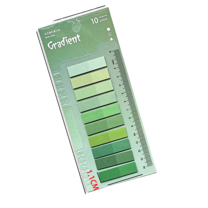 200 Sheets Transparent Colorful Index tabs