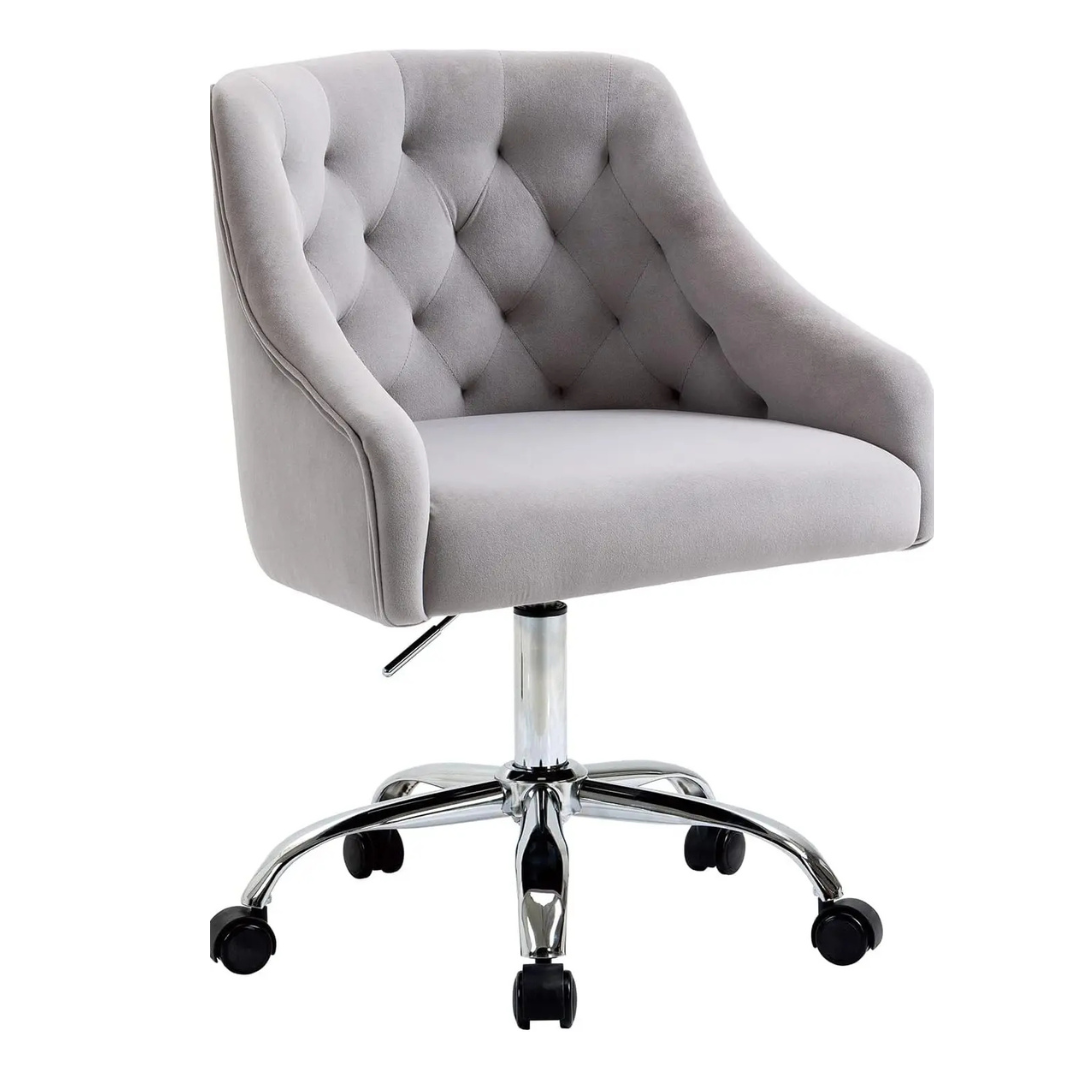 Home Office Desk Chair Modern Velvet