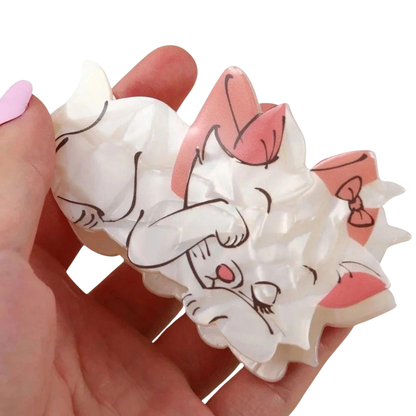 1 piece cat hair claw clip