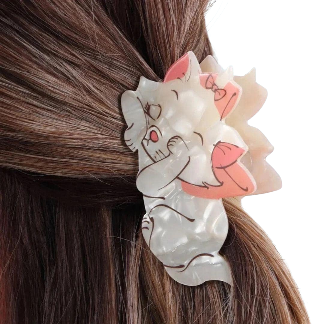 1 piece cat hair claw clip