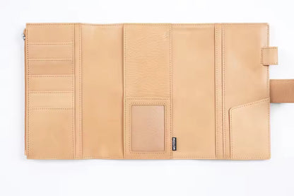 Moterm Weeks Trifold Vegetable Tanned Leather Planner Cover