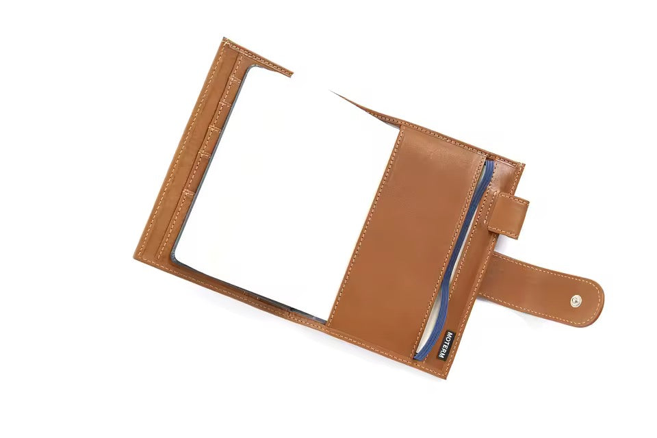 Moterm Vegetable Tanned Leather Moleskine Pocket Size Planner Cover