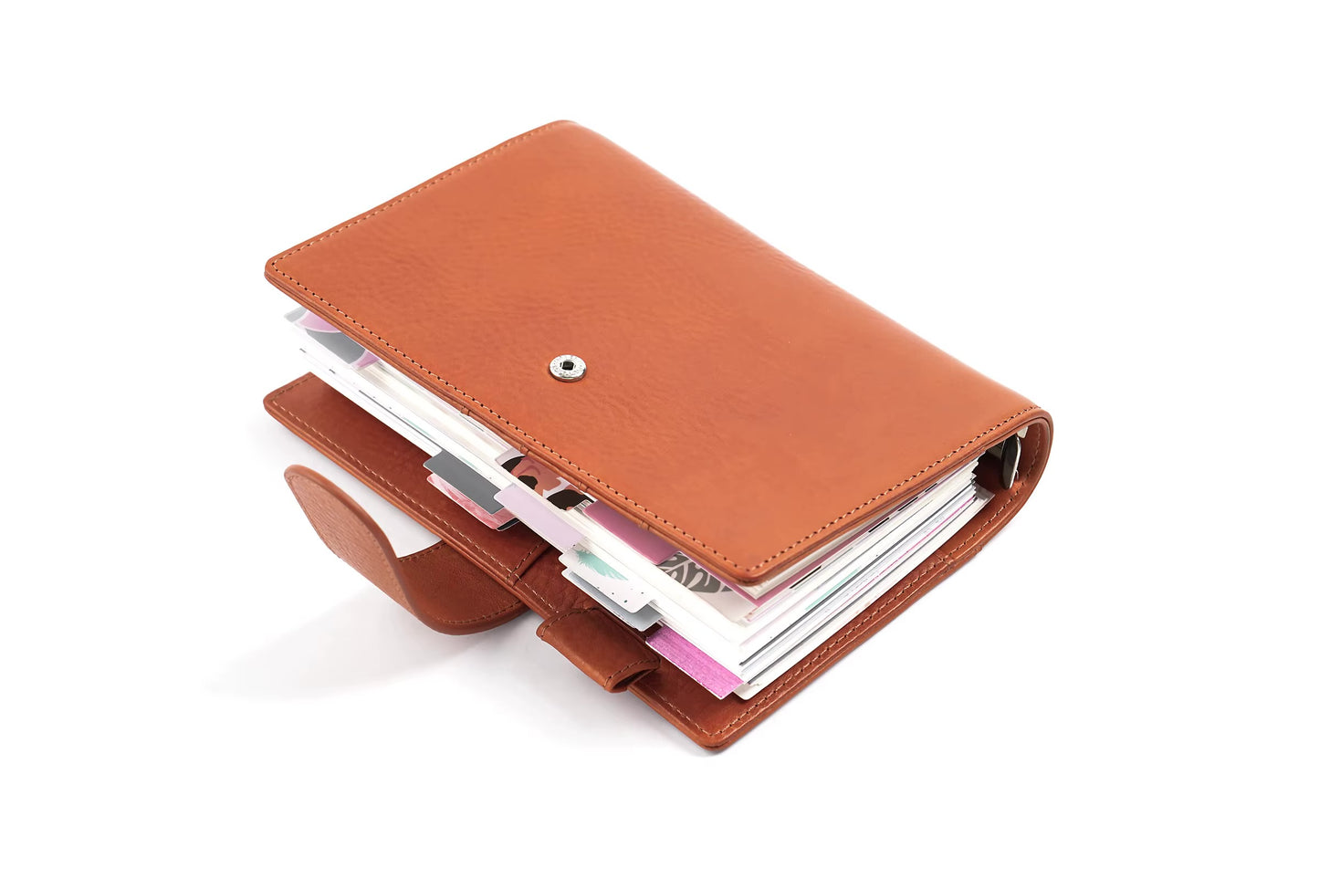 Moterm Personal Size Elite 25mm Rings Vegetable Tanned Leather Planner