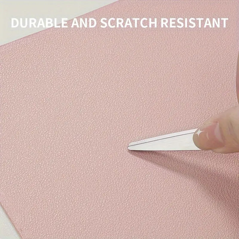 PU Leather Office Desk Mat