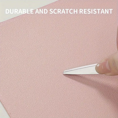 PU Leather Office Desk Mat