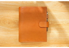 Load image into Gallery viewer, Moterm full grain leather Half Letter planner Cover
