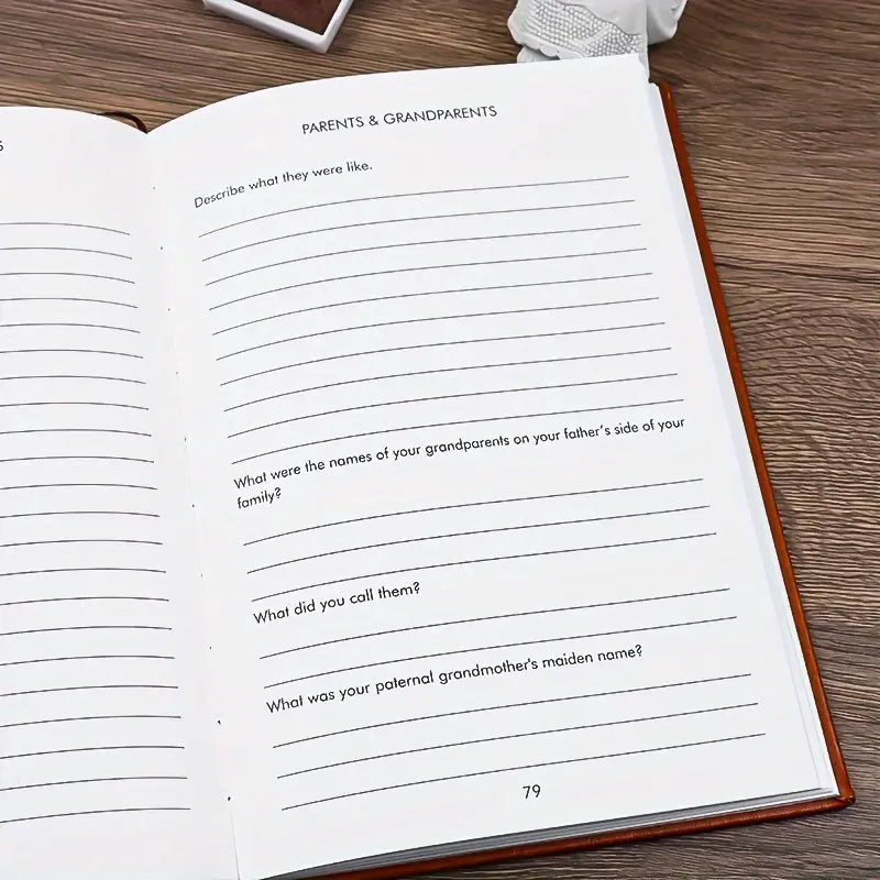 Dad, I Want To Hear Your Story: Father's Guided Life and Love Sharing Notebook