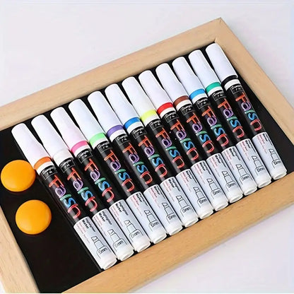 12pcs Vibrant Fluorescent Neon Liquid Chalk Markers