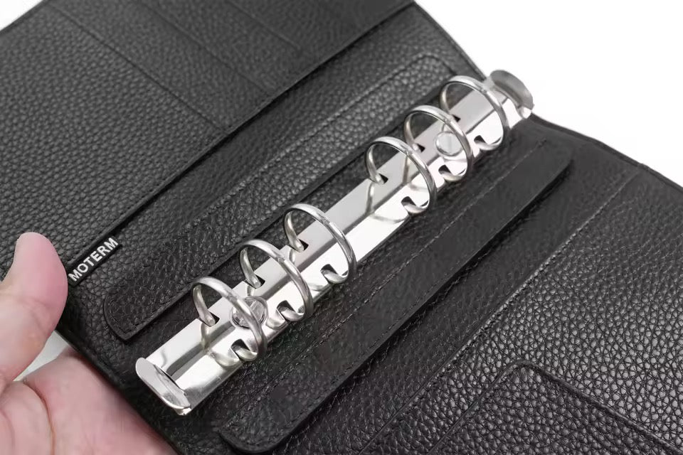 Moterm A6 25mm Pebbled Grain Elite Rings Planner