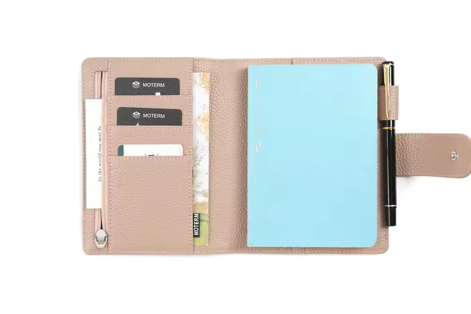 Moterm A6 Elite pebbled leather Planner Cover