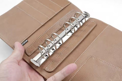 Moterm A6 Size Elite Vegetable Tanned leather Rings Planner