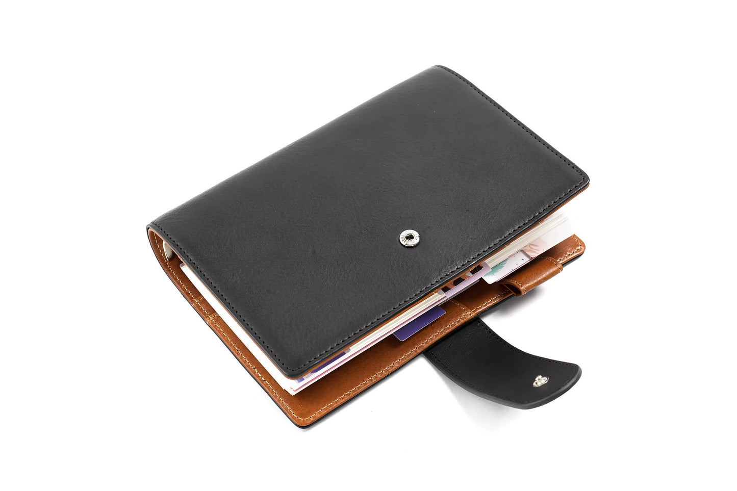 Moterm Personal Size Elite 25mm Rings Vegetable Tanned Leather Planner