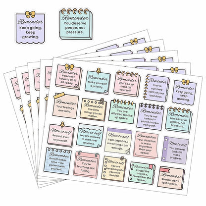 100 Pcs Motivational Reminder Stickers