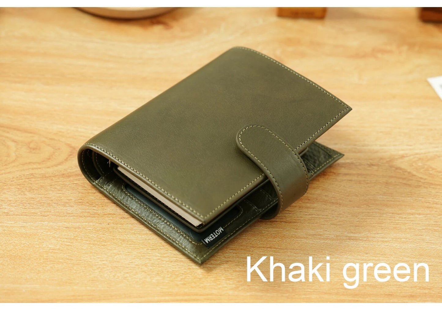 Moterm A7 Pocket Versa 3.0 Rings full grain Vegetable Tan Leather Journal