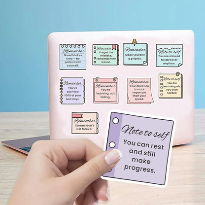 100 Pcs Motivational Reminder Stickers