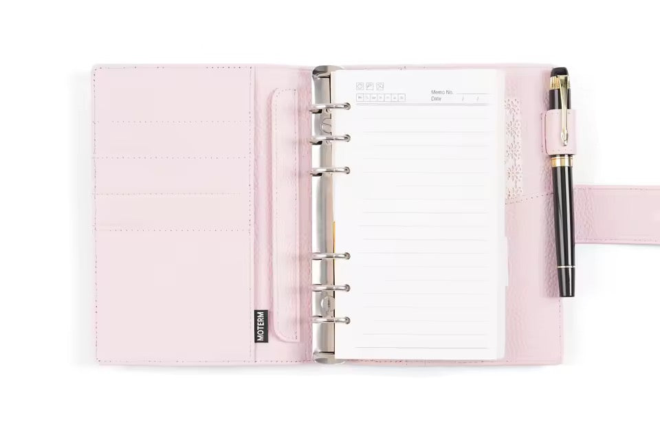 Moterm Personal Size Elite 25mm Rings Leather Planner