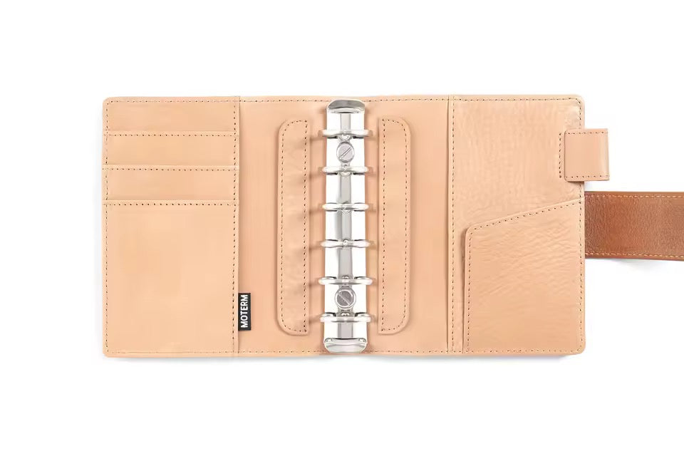 Moterm Pocket/A7 Elite Vegetable Tanned Leather 25mm Rings Planner