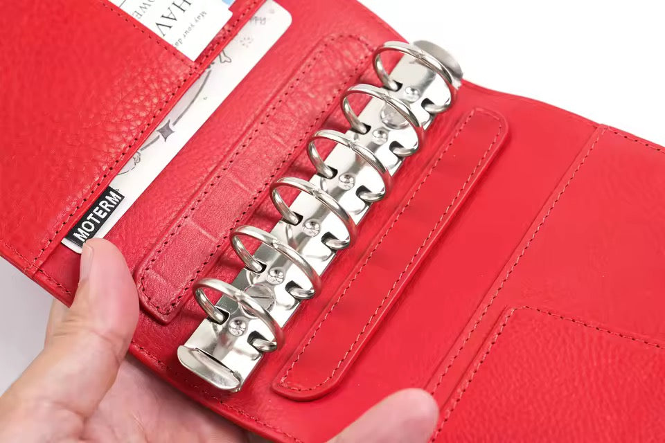 Moterm Pocket/A7 Elite Vegetable Tanned Leather 25mm Rings Planner