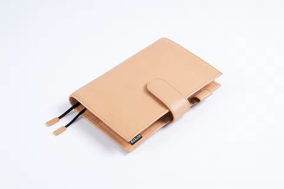 Moterm B6 Slim Full Grain Veg Tanned leather cover
