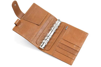 Moterm A6 Size Elite Vegetable Tanned leather Rings Planner