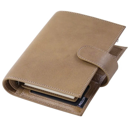 Moterm A7 Pocket Versa 3.0 Rings full grain Vegetable Tan Leather Journal