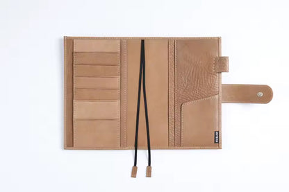 Moterm B6 Slim Full Grain Veg Tanned leather cover