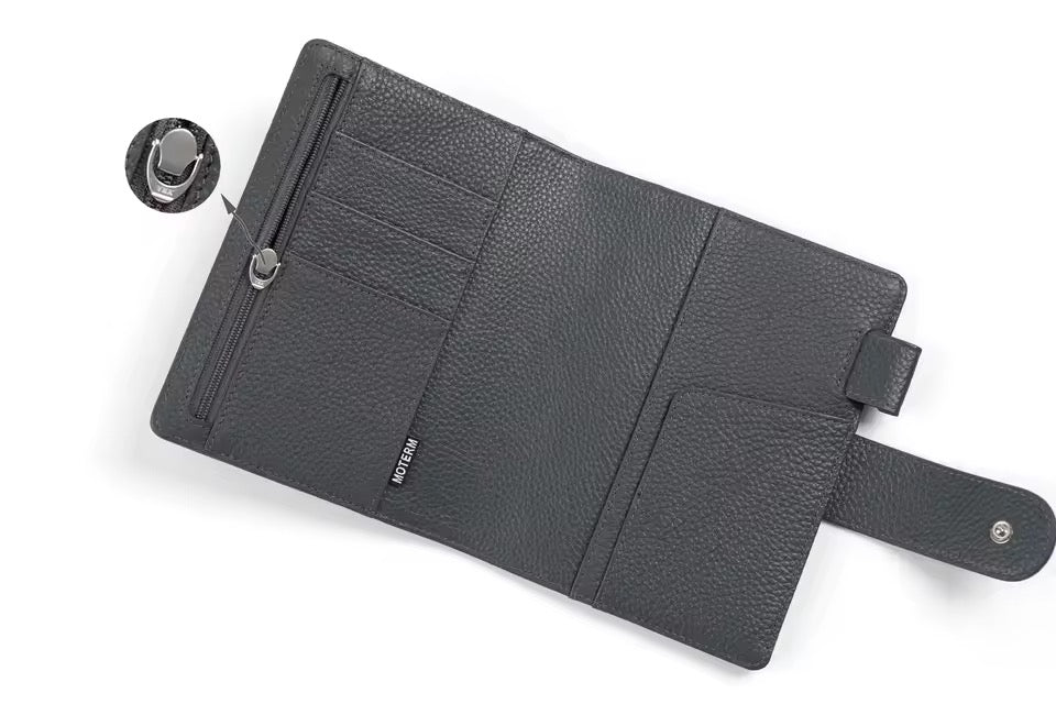 Moterm A6 Elite pebbled leather Planner Cover
