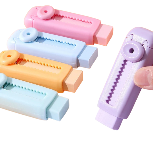 Creative Retractable Push Pull Eraser