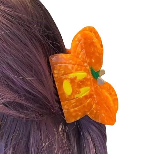 Mickey face Halloween hair claw clip