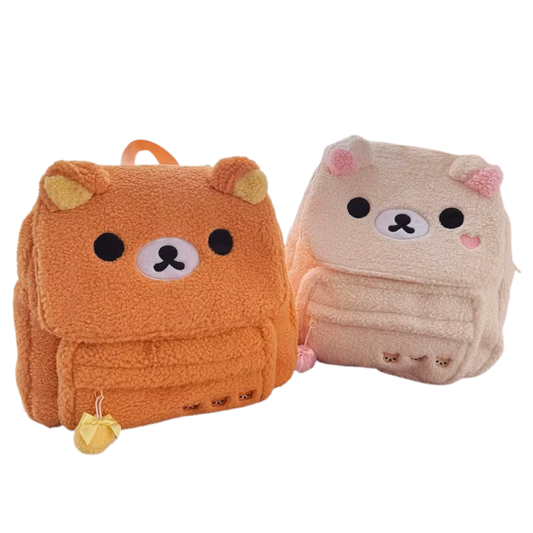 Kawaii Rilakkuma Plush soft Backpack