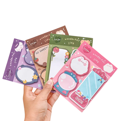 Kawaii Cartoon Sticky Notes Memo Pad