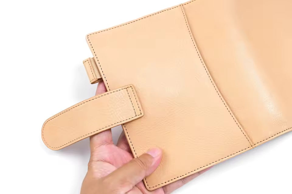 Moterm A6 Size Elite Vegetable Tanned leather Rings Planner