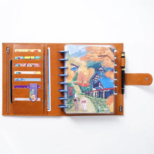 Load image into Gallery viewer, Moterm full grain leather Half Letter planner Cover