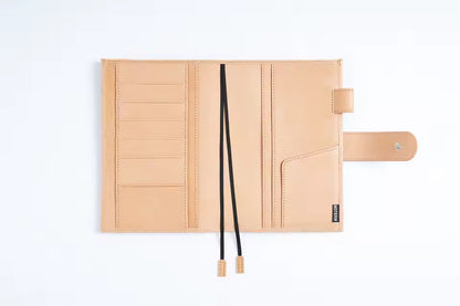 Moterm B6 Slim Full Grain Veg Tanned leather cover