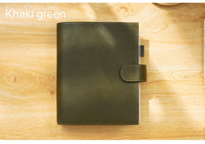 Moterm full grain leather Half Letter planner Cover