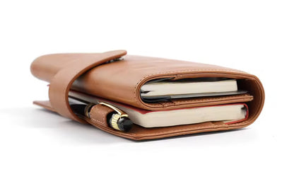 Moterm Weeks Trifold Vegetable Tanned Leather Planner Cover