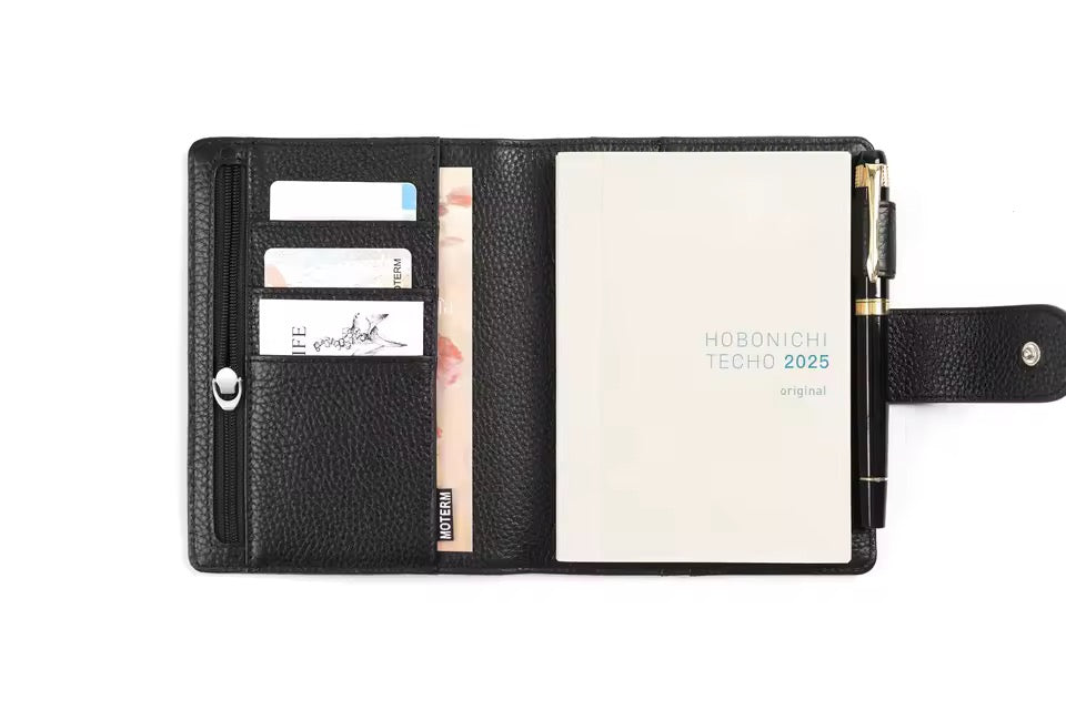 Moterm A6 Elite pebbled leather Planner Cover