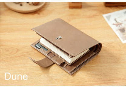 Moterm A7 Pocket Versa 3.0 Rings full grain Vegetable Tan Leather Journal