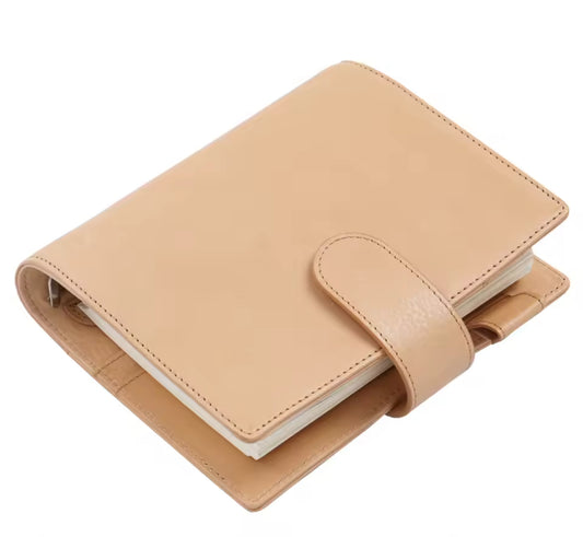 Moterm A6 Size Elite Vegetable Tanned leather Rings Planner