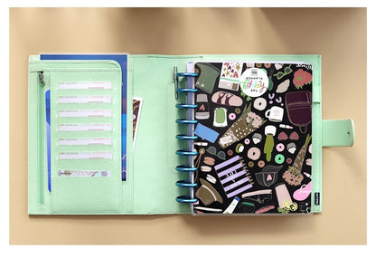 Moterm Genuine Leather Discbound Planner Cover