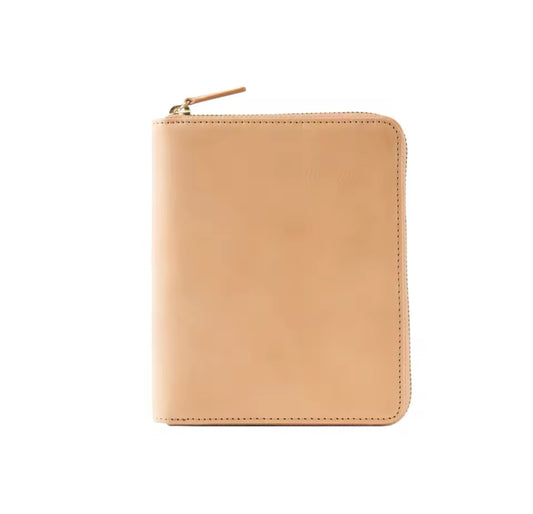 A6 full grain vegetable zip cover