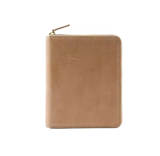 A6 full grain vegetable zip cover