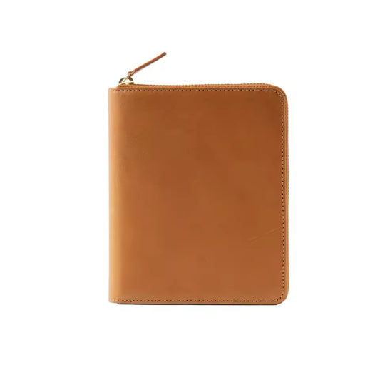 A6 full grain vegetable zip cover