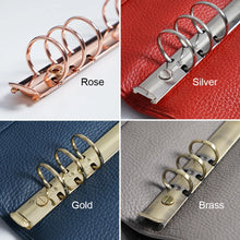 Load image into Gallery viewer, Moterm A6 Size Metal Spiral Rings Binder Clip With 2 Pairs of Screws